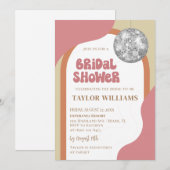 Groovy Disco Bridal Shower Kaart (Voorkant / Achterkant)