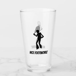 Groovy Disco Dancer Tennis Player Glas