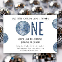 Groovy Disco Dansende Baby Eerste Verjaardag