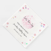 Groovy Disco Era Verjaardagsfeestje Servet (Hoek)