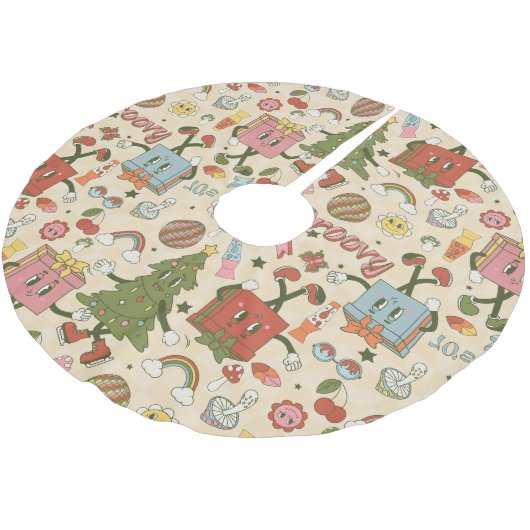  groovy disco kerstboom kerstboom rok (Gekanteld)