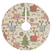  groovy disco kerstboom kerstboom rok (Voorkant)