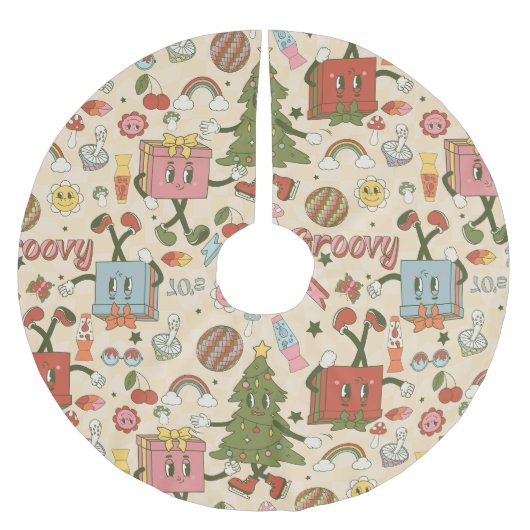  groovy disco kerstboom rok (Voorkant)