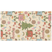  groovy disco kerstboom tafelkleed (Voorkant (Horizontaal))