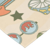  groovy disco kerstboom tafelkleed (Gekanteld)