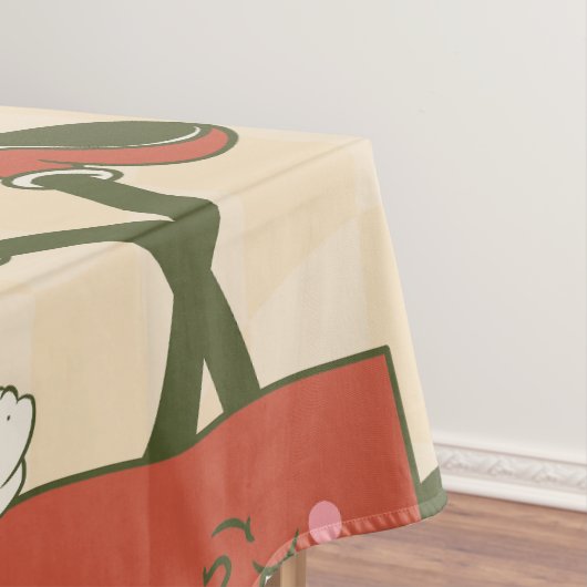  groovy disco kerstboom tafelkleed (Voorbeeld)