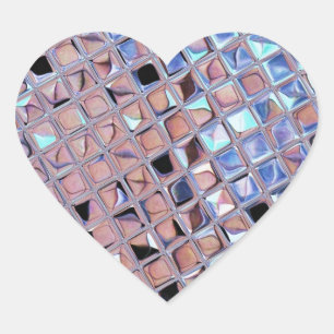 Groovy Disco Mirror Ball for Dance Party Hart Sticker