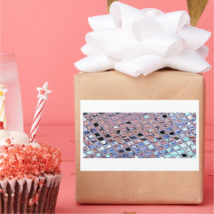 Groovy Disco Mirror Ball for Dance Party Rechthoekige Sticker