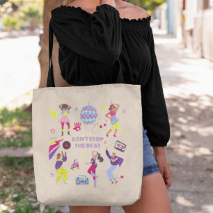 Groovy Disco Party Retro 80s Disco bal Tote Bag