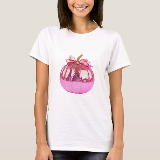Groovy Disco Pumpkin Halloween T-shirt (Voorkant)