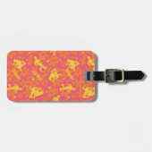 Groovy Disco Scooby-Doo Pattern Bagagelabel (Voorkant horizontaal)