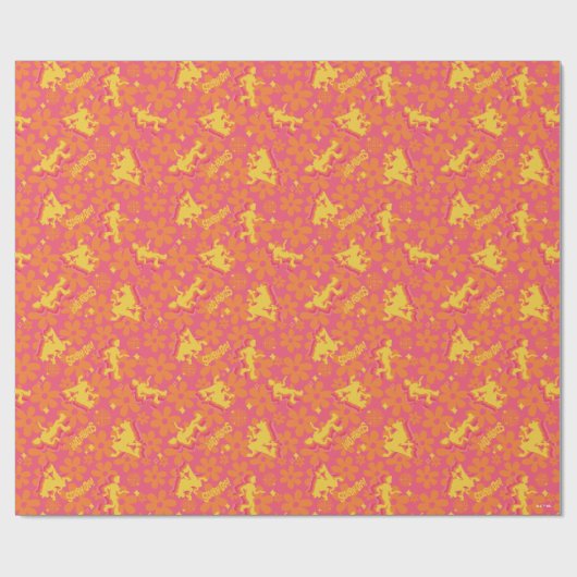 Groovy Disco Scooby-Doo Pattern Cadeaupapier (Vlak)