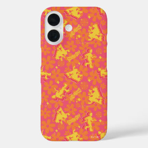 Groovy Disco Scooby-Doo Pattern iPhone 16 Hoesje