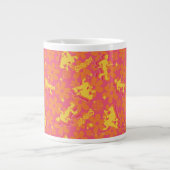 Groovy Disco Scooby-Doo Pattern Grote Koffiekop (Voorkant)