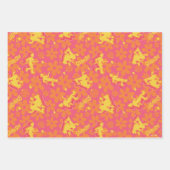 Groovy Disco Scooby-Doo Pattern Inpakpapier Vel (Voorkant 3)