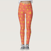 Groovy Disco Scooby-Doo Pattern Leggings (Voorkant)