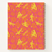 Groovy Disco Scooby-Doo Pattern Notitieboek (Achterkant)