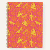 Groovy Disco Scooby-Doo Pattern Notitieboek (Voorkant)