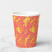 Groovy Disco Scooby-Doo Pattern Papieren Bekers (Rechts)