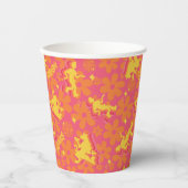 Groovy Disco Scooby-Doo Pattern Papieren Bekers (Voorkant)