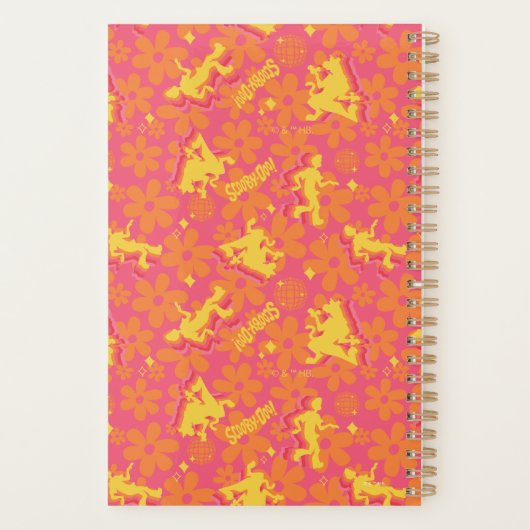 Groovy Disco Scooby-Doo Pattern Planner (Achterkant)