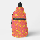 Groovy Disco Scooby-Doo Pattern Sling Bag (Voorkant)