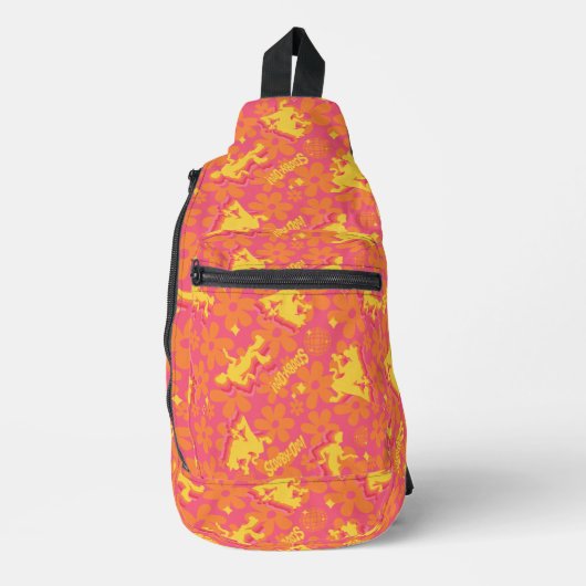 Groovy Disco Scooby-Doo Pattern Sling Bag (Voorkant)