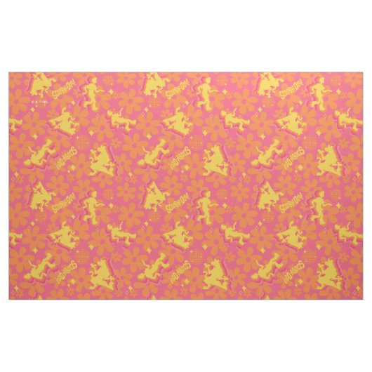 Groovy Disco Scooby-Doo Pattern Stof (Fat Quarter)