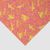 Groovy Disco Scooby-Doo Pattern Tissuepapier (Detail)