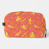 Groovy Disco Scooby-Doo Pattern Toilettasje (Voorkant)