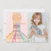 Groovy Disco Verjaardagsfoto Kaart (Voorkant)