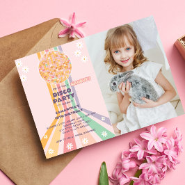 Groovy Disco Verjaardagsfoto Kaart