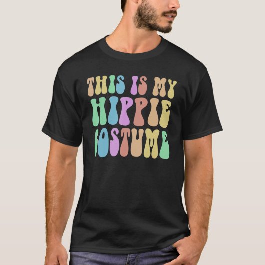 Groovy DIT IS MIJN HIPPIE Costume Hipster 1 T-shirt (Voorkant)