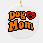 Groovy Dog Mam Drawing Keramisch Ornament (Achterkant)