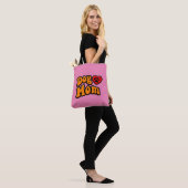 Groovy Dog Mam Drawing Tote Bag (Op model)