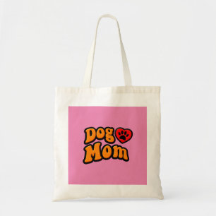 Groovy Dog Mam Drawing Tote Bag