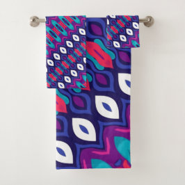 Groovy Drops en Diamanten Bad Handdoek