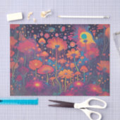 Groovy Druppelende Bloemen Decoupage Tissue Paper Tissuepapier (Craft)