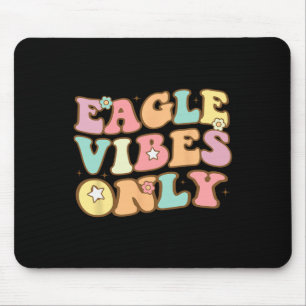 Groovy Eagle School Sport Fan Team Spirit Voetbal Muismat