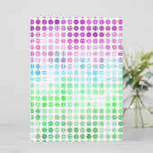 Groovy Eclectic Boho Abstracte Toric Pride Flag Feestdagenkaart (Staand voorkant)