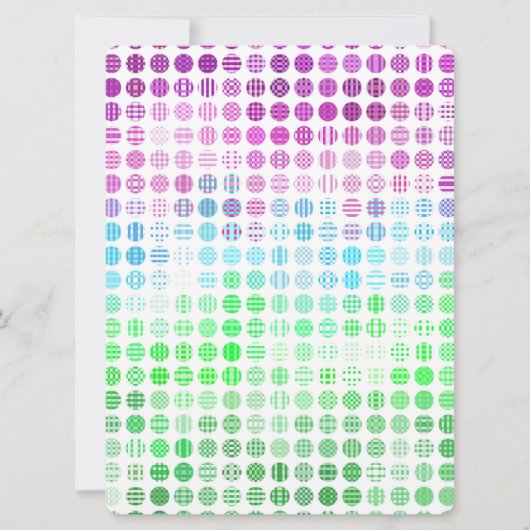 Groovy Eclectic Boho Abstracte Toric Pride Flag Feestdagenkaart (Voorkant)