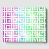 Groovy Eclectic Boho Abstracte Toric Pride Flag Gastenboek (Achterkant)