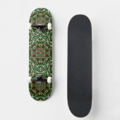 Groovy Eclectisch  Kerst Mandala Patroon Persoonlijk Skateboard (Voorkant)