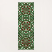Groovy Eclectisch Kerst Mandala Patroon Yogamat (Achterkant)