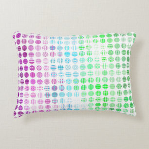 Groovy Eclectische Boho Abstracte Toric Pride Vlag Accent Kussen