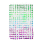 Groovy Eclectische Boho Abstracte Toric Pride Vlag Badmat (Voorkant Verticaal)