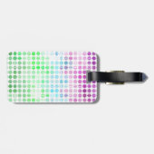 Groovy Eclectische Boho Abstracte Toric Pride Vlag Bagagelabel (Achterkant horizontaal)