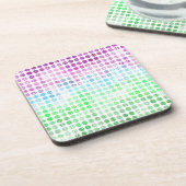 Groovy Eclectische Boho Abstracte Toric Pride Vlag Bier Onderzetter (Linkerzijde)