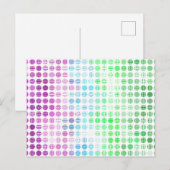 Groovy Eclectische Boho Abstracte Toric Pride Vlag Briefkaart (Voorkant / Achterkant)
