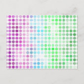 Groovy Eclectische Boho Abstracte Toric Pride Vlag Briefkaart (Voorkant)